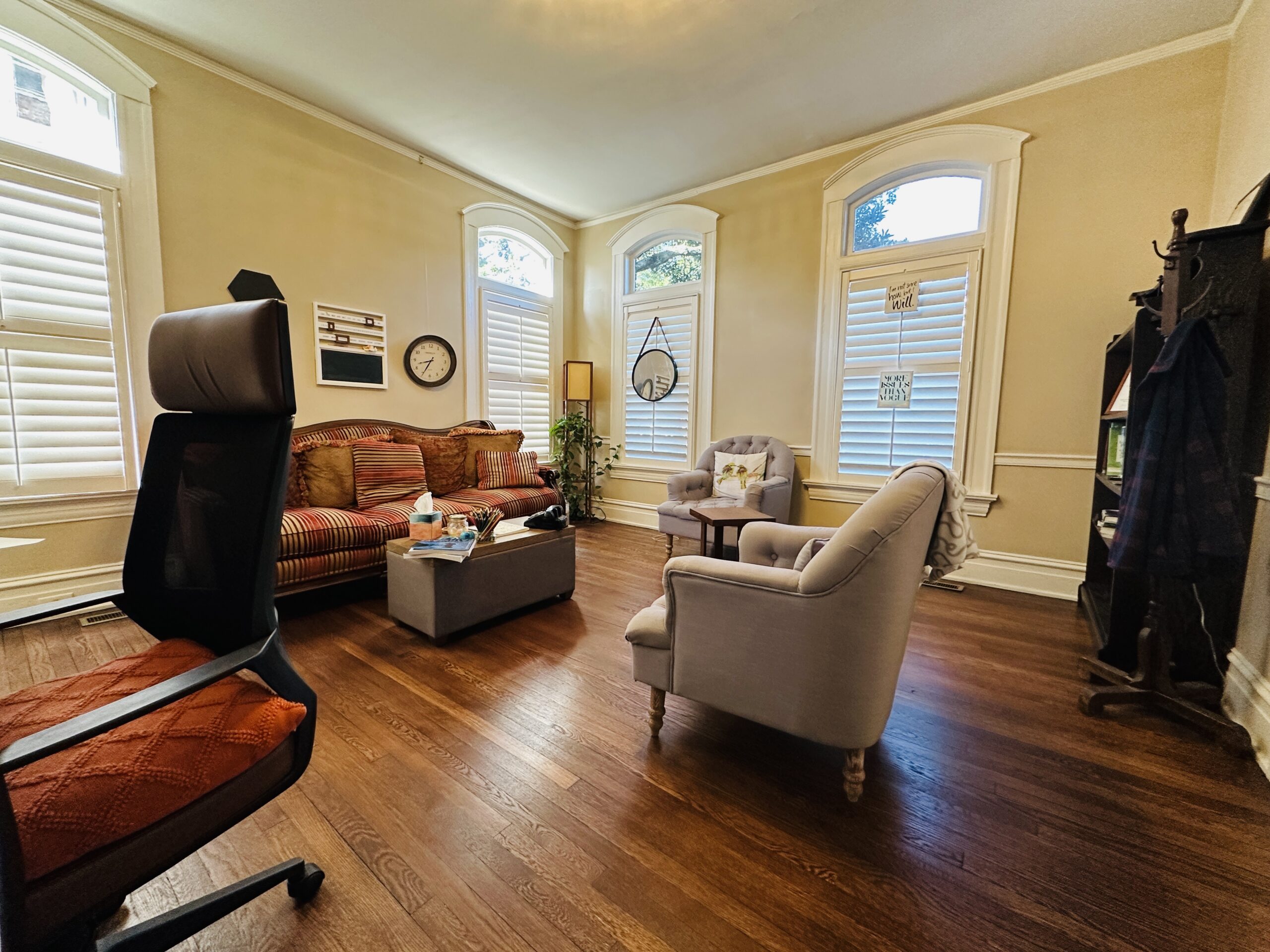 Large therapy office at 612 North Greene Street, Fisher Park Greensboro